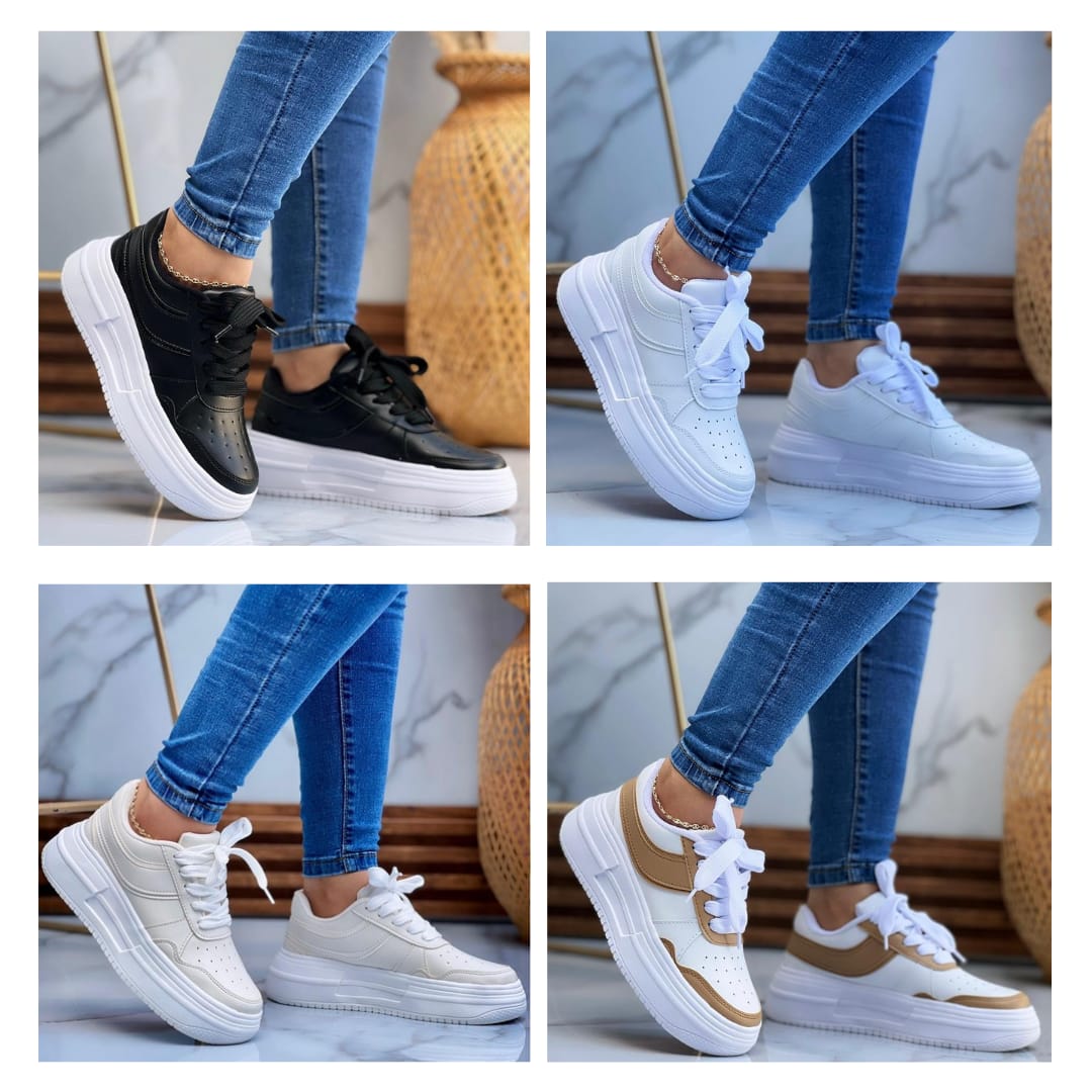 💥El tenis que todas quieren está aquí — ¡Y es más que irresistible!💥 ZAPATILLAS FEMENINAS CON PLATAFORMA – ESTILO Y COMODIDAD QUE TUS PIES MERECE! 💥 El momento de renovar tu estilo es AHORA.💥 🚚 Envío GRATIS 💵 Pago contra entrega.🔗Compra Ahora👇